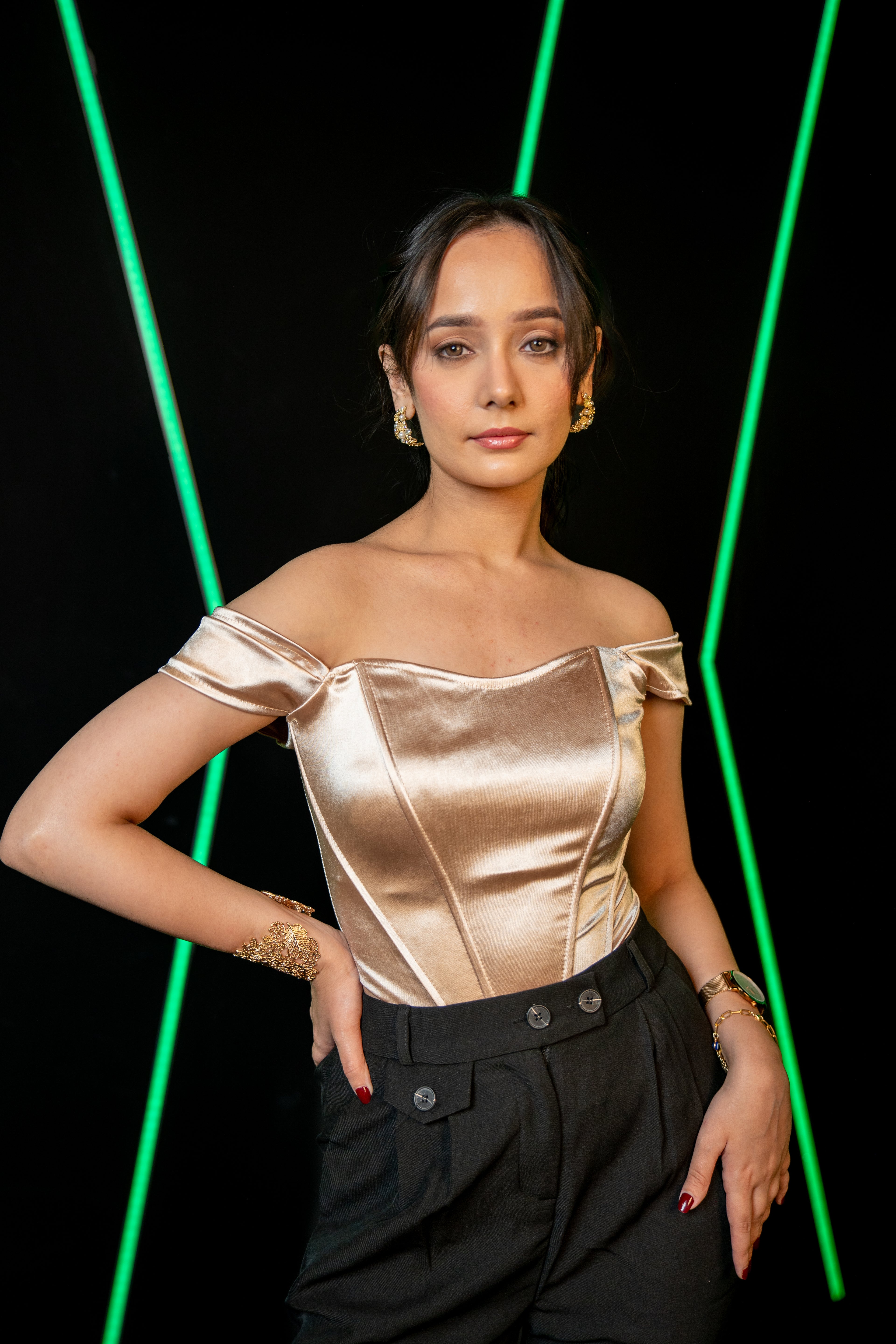 Allure Off-Shoulder Corset Top