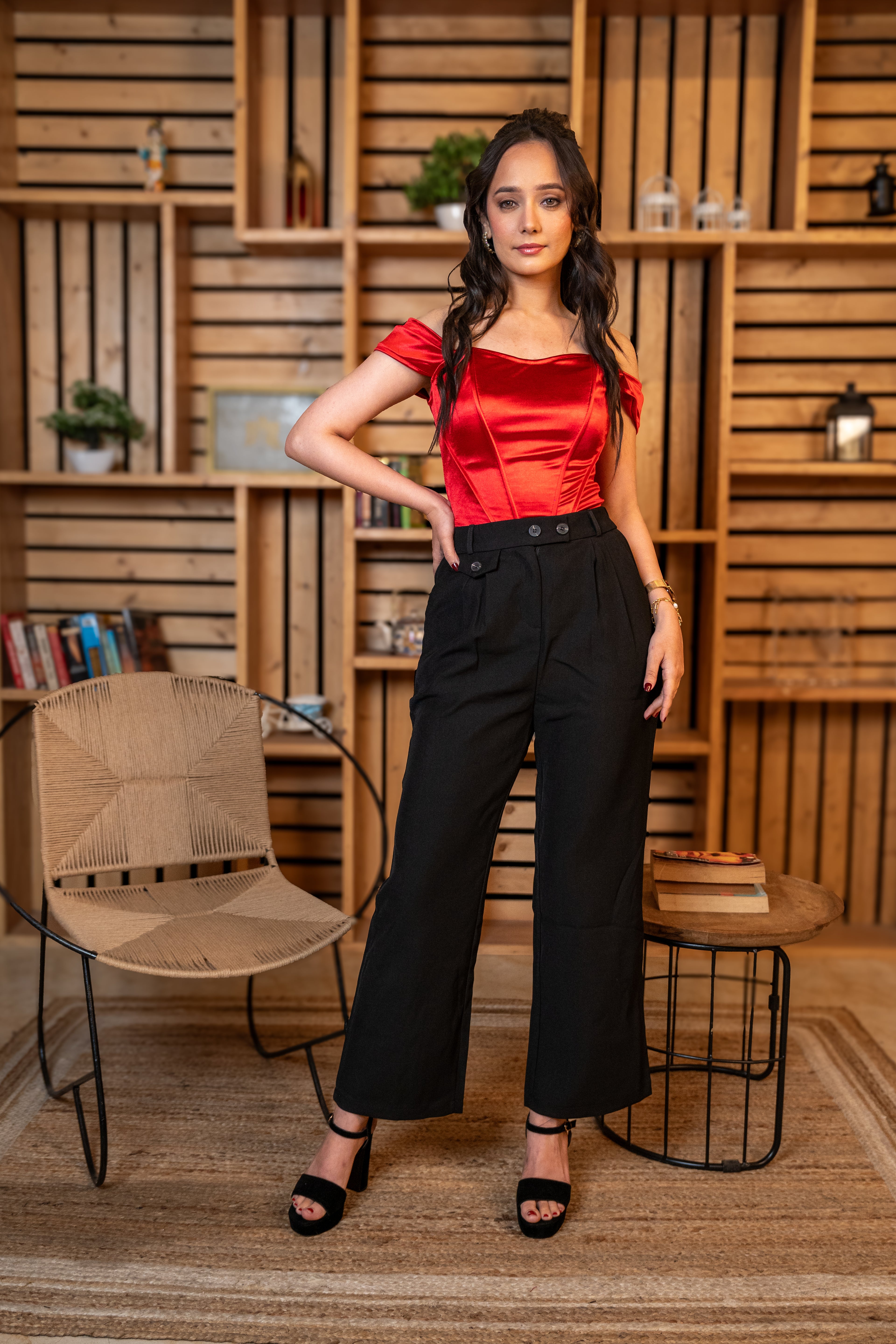 Allure Off-Shoulder Corset Top