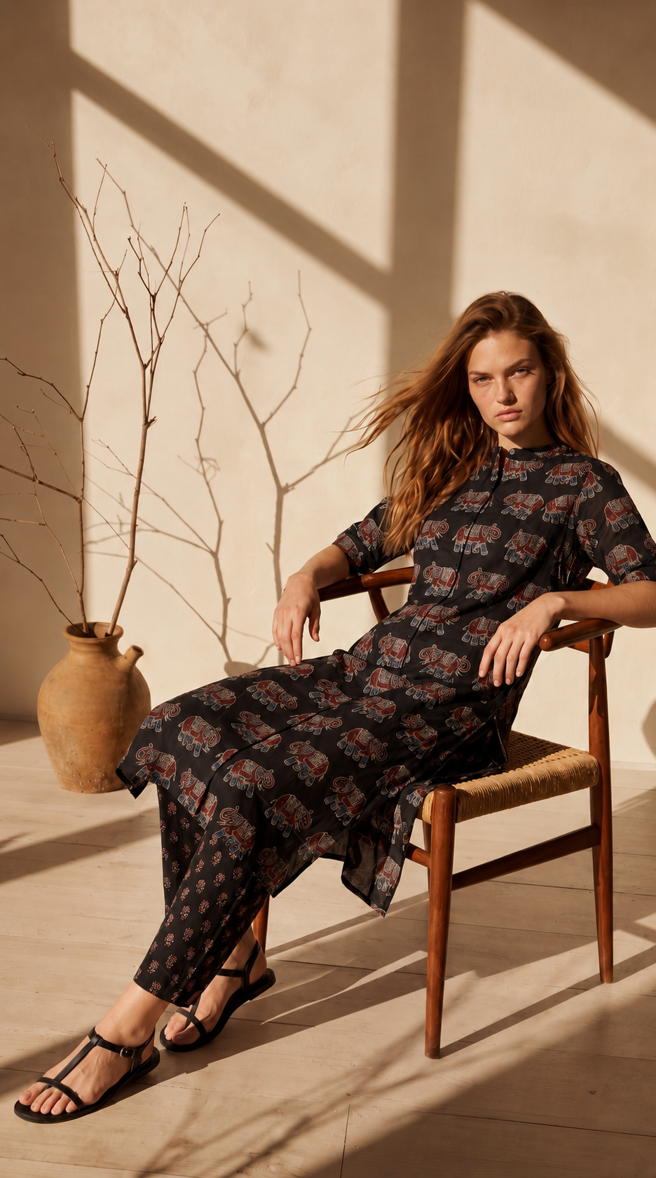 Nomad Elephant Print Co-Ord Set