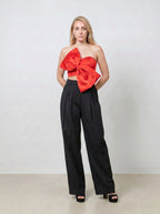 Urban Drift High-Waisted Pleated Trousers