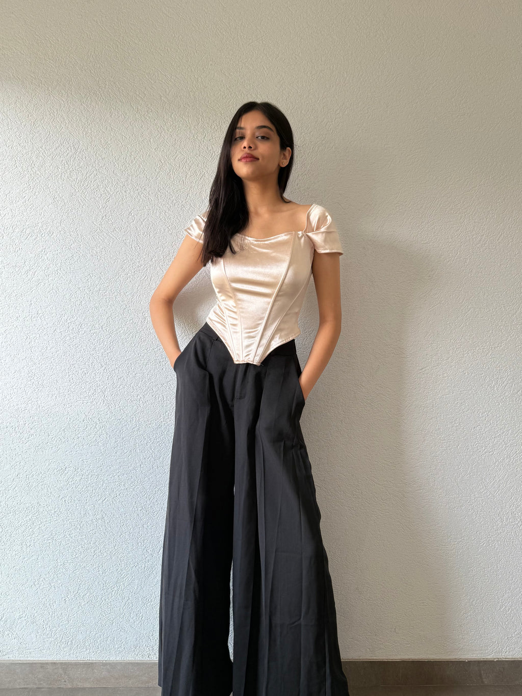 Effortless Tailored Pleated Trousers