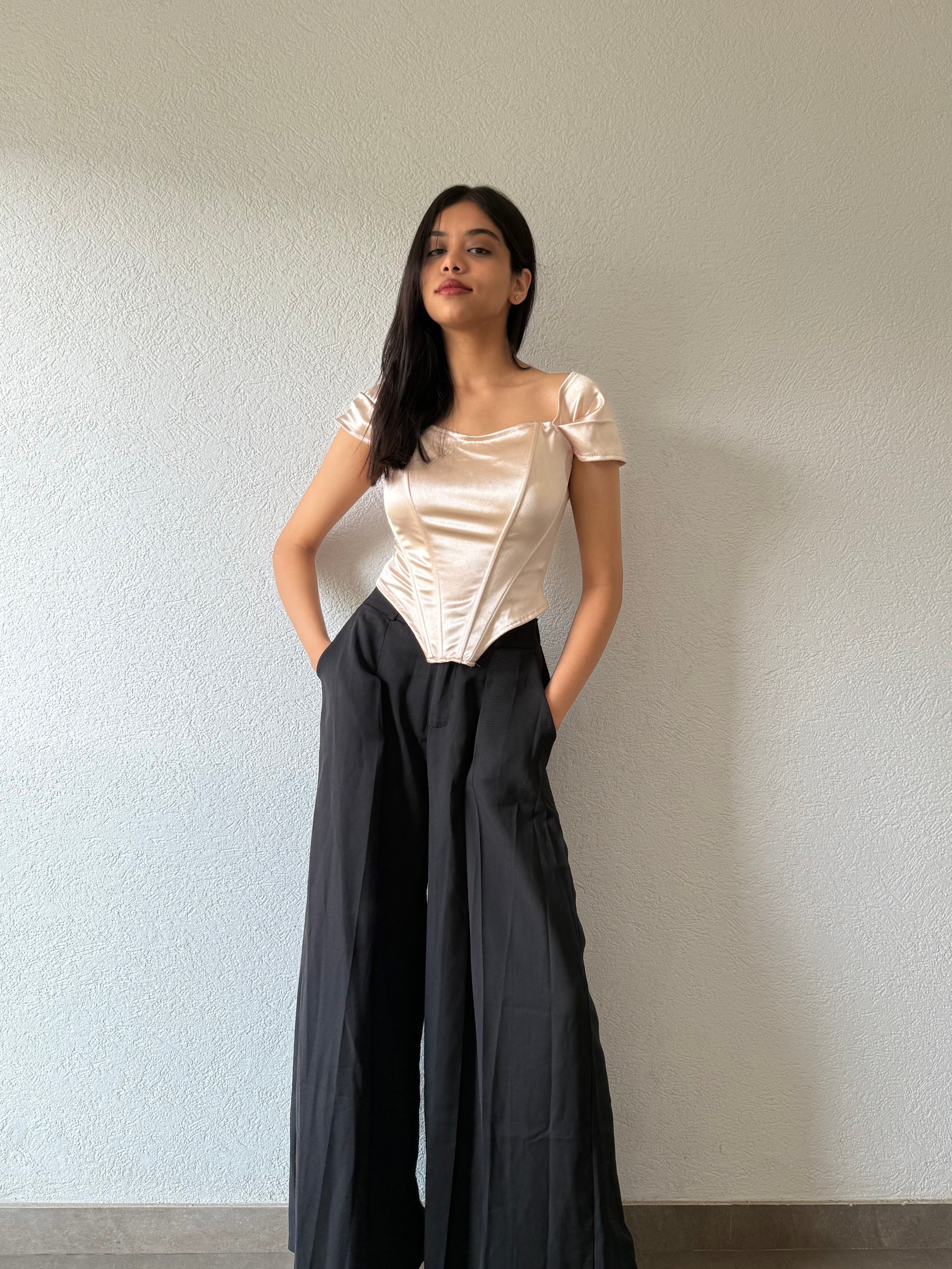 Effortless Tailored Pleated Trousers