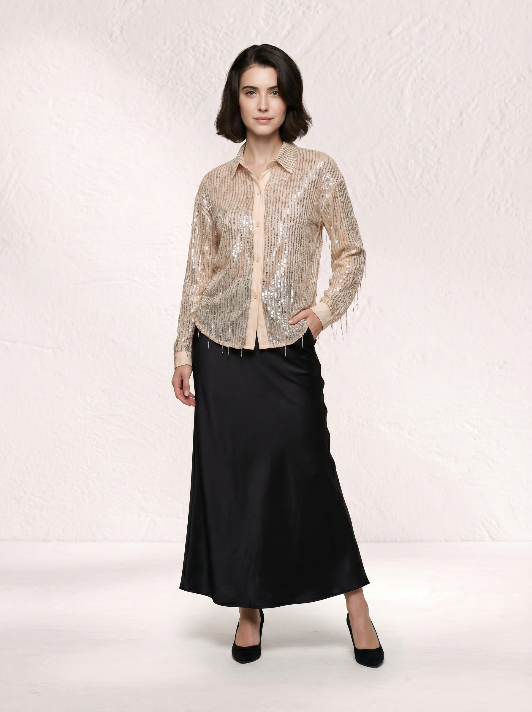 Celeste Tasselled Shirt – Boho Luxe Women’s Top