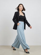 Effortless Tailored Pleated Trousers
