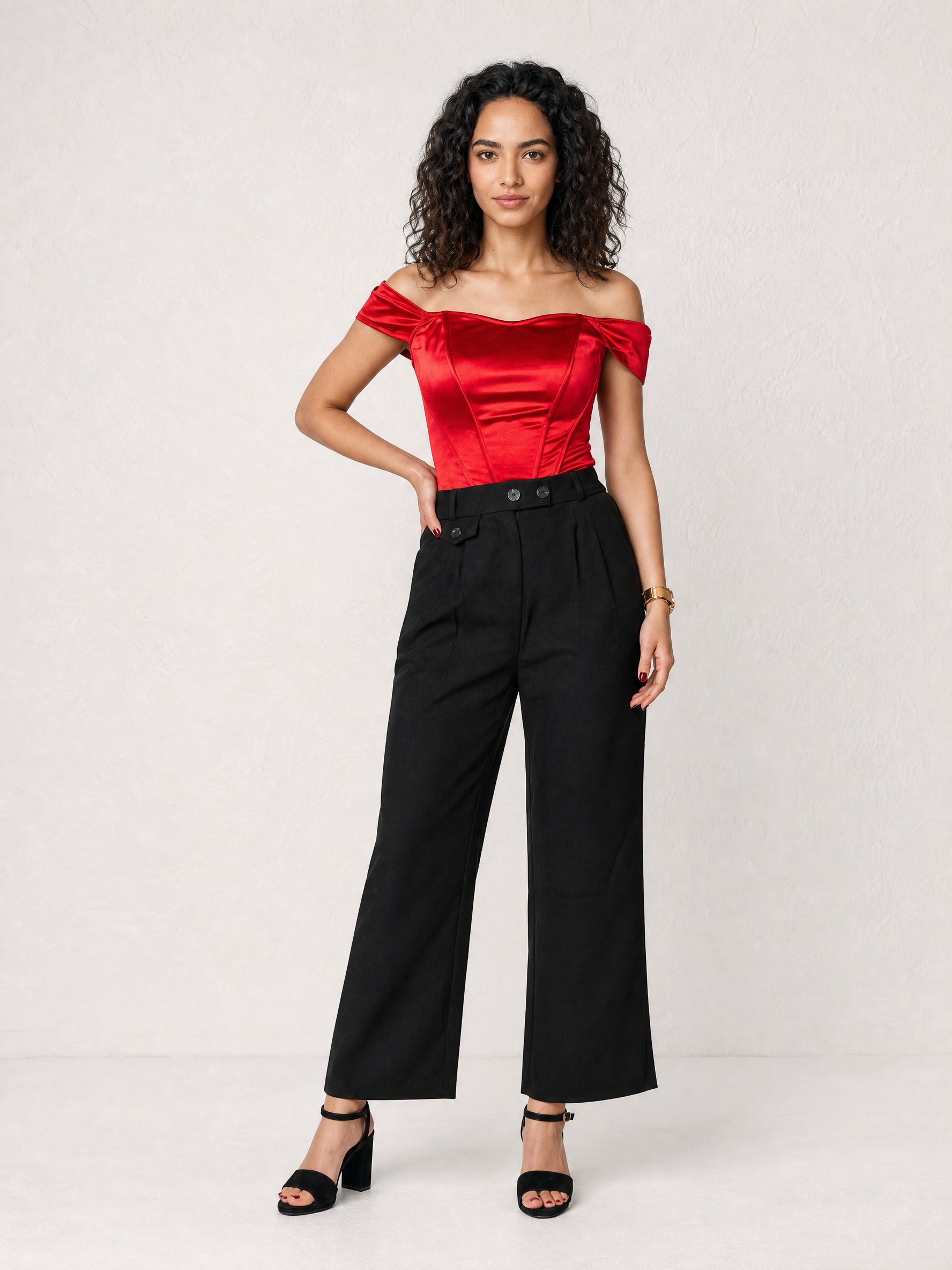 Allure Off-Shoulder Corset Top