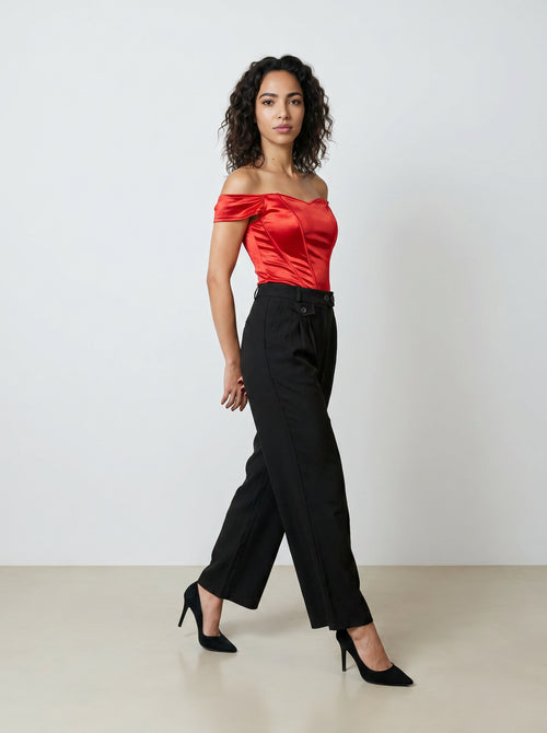 Allure Off-Shoulder Corset Top